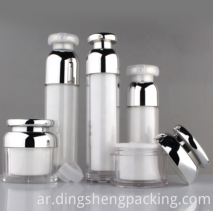 Acrylic Airless Serum Pump Bottle 15ml 30ml 50ml 100ml 120ml